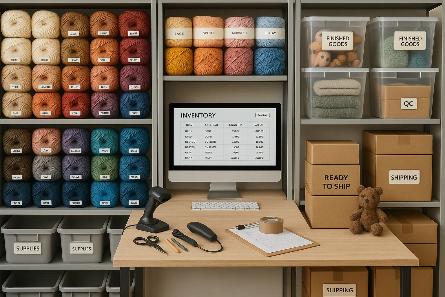 Inventory Management for Crochet Businesses: Organize Your Materials and Products