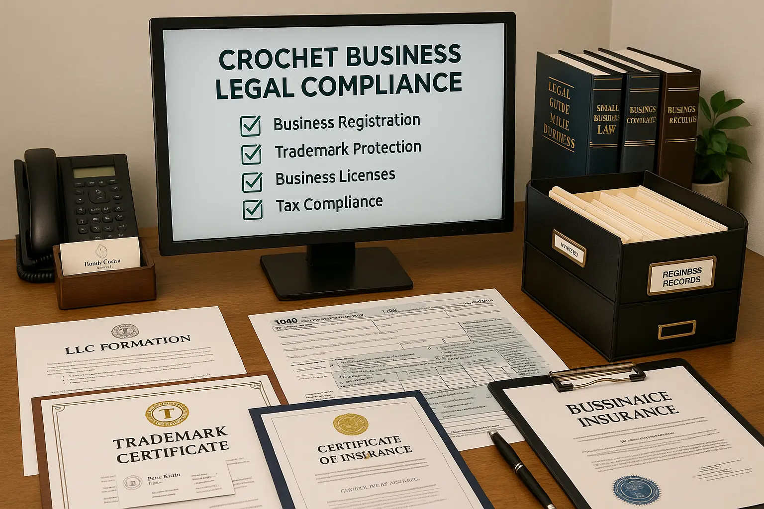 Legal Guide for Crochet Businesses: Protect Your Handmade Business