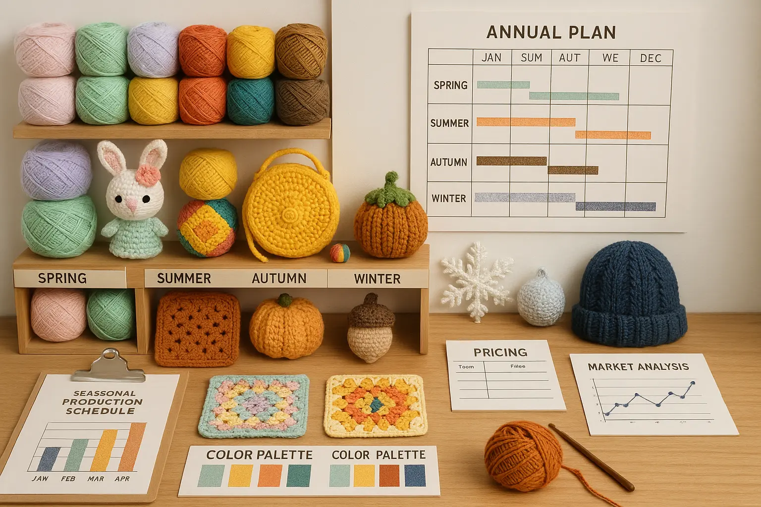 Seasonal Crochet Projects: Celebrate Every Season with Beautiful Handmade Items